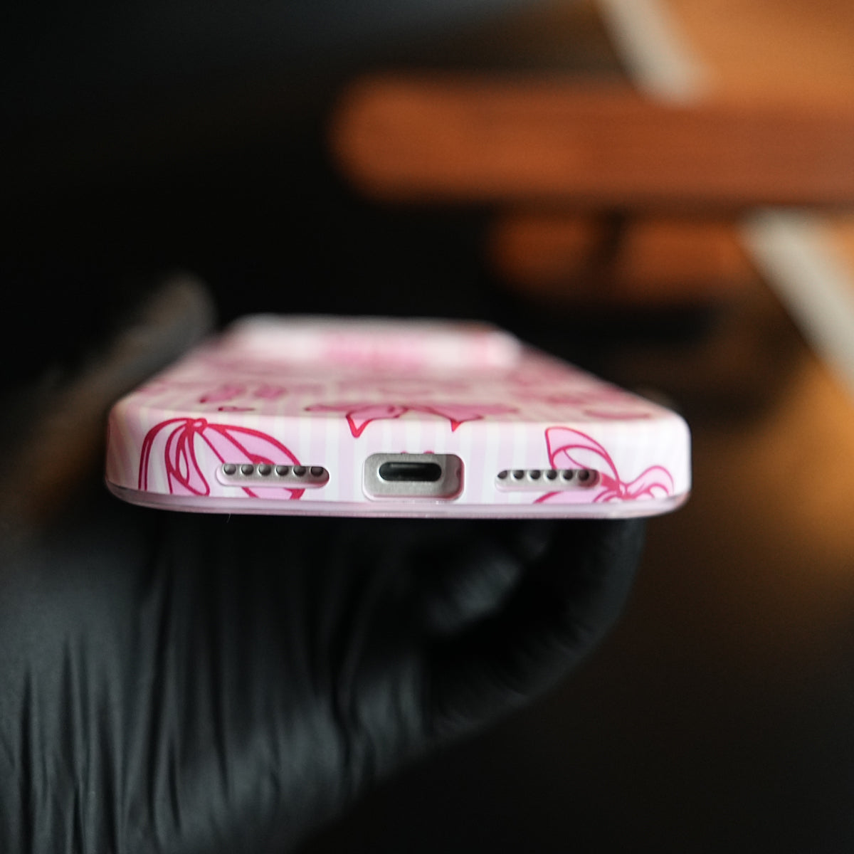 Pink Ribbon Case for iPhone 17 Series | Heart Designer Cover