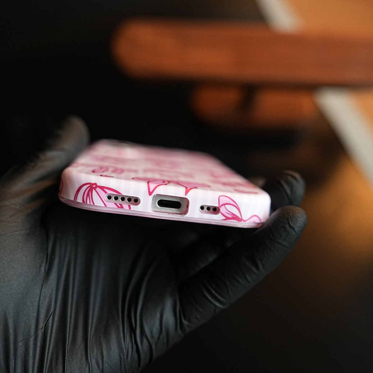 Pink Ribbon Case for iPhone 17 Series | Heart Designer Cover