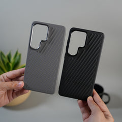Galaxy S26 Ultra Textured Line Grip Case | Anti-Slip Matte Back Shockproof Slim Cover