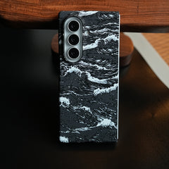 Artistic Wave Print Case for Galaxy Z Fold 7 | MagSafe Slim Case