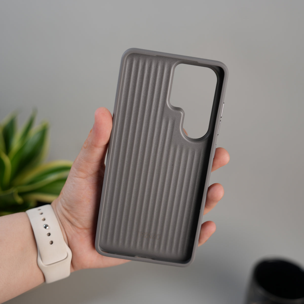 Galaxy S26 Ultra Textured Line Grip Case | Anti-Slip Matte Back Shockproof Slim Cover