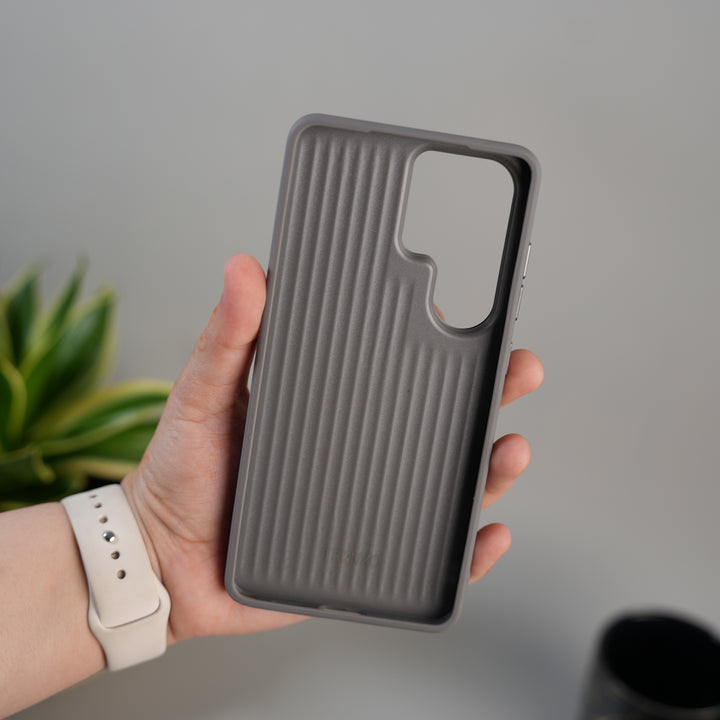 Galaxy S26 Ultra Textured Line Grip Case | Anti-Slip Matte Back Shockproof Slim Cover