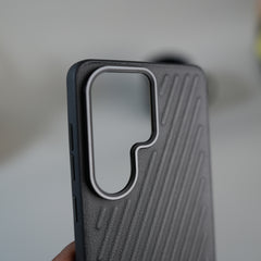 Galaxy S26 Ultra Textured Line Grip Case | Anti-Slip Matte Back Shockproof Slim Cover