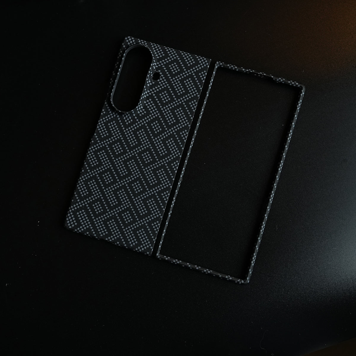 Pixel Geometric Pattern MagSafe Case for Galaxy Z Fold 7 | Protective Cover