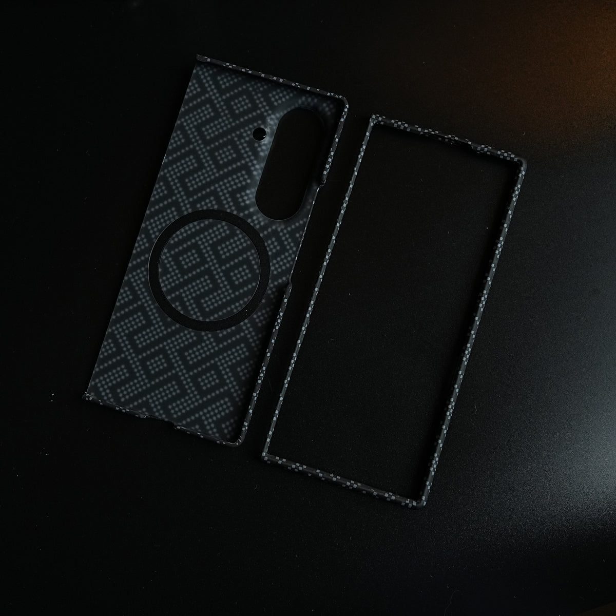 Pixel Geometric Pattern MagSafe Case for Galaxy Z Fold 7 | Protective Cover