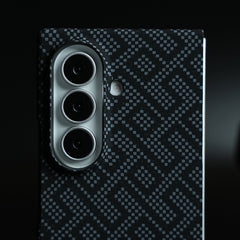 Pixel Geometric Pattern MagSafe Case for Galaxy Z Fold 7 | Protective Cover