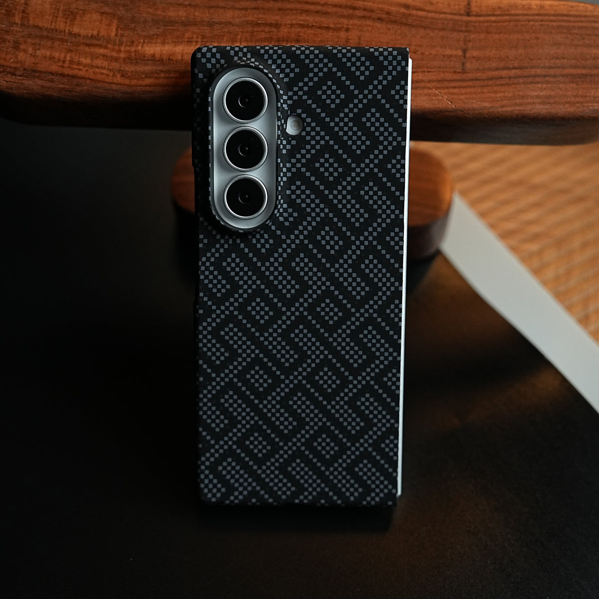 Pixel Geometric Pattern MagSafe Case for Galaxy Z Fold 7 | Protective Cover