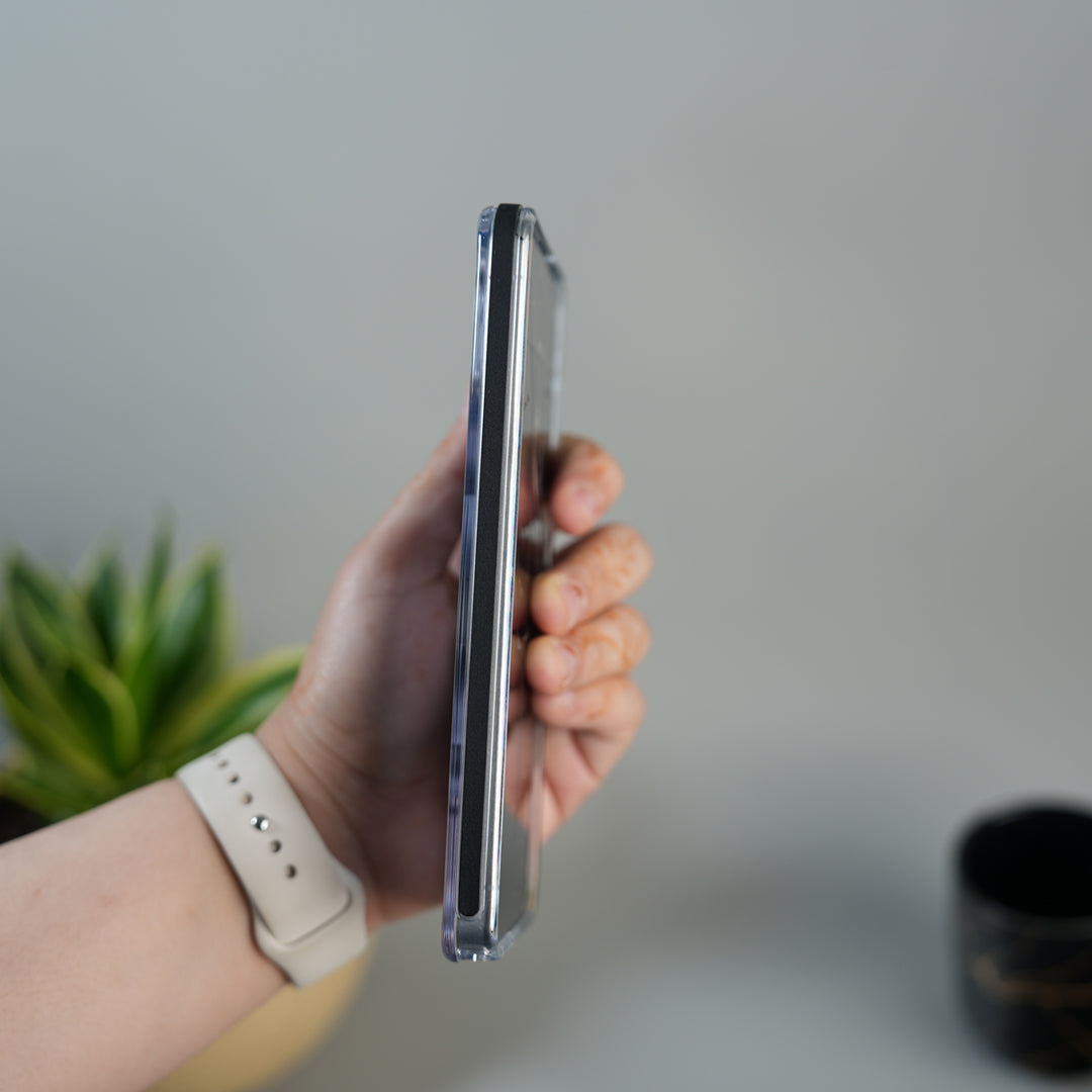 Galaxy S26 Ultra GripRing MagSafe Clear Case with Built-in Stand | Transparent Shockproof Cover