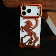 Horse Design Frameless Cover for iPhone 17 Series Horse | Protective Case
