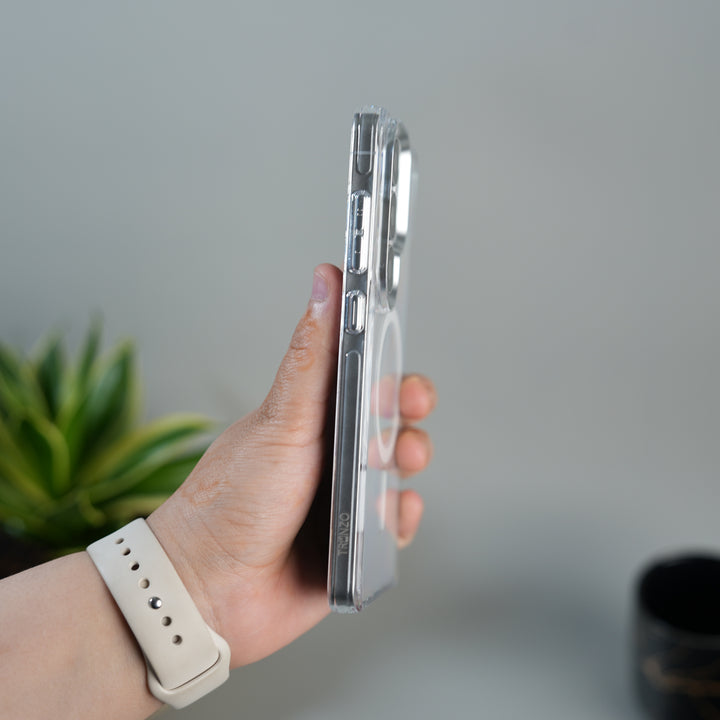 Galaxy S26 Ultra High Quality Anti Yellowing Cristal Case Strong MagSafe Cover