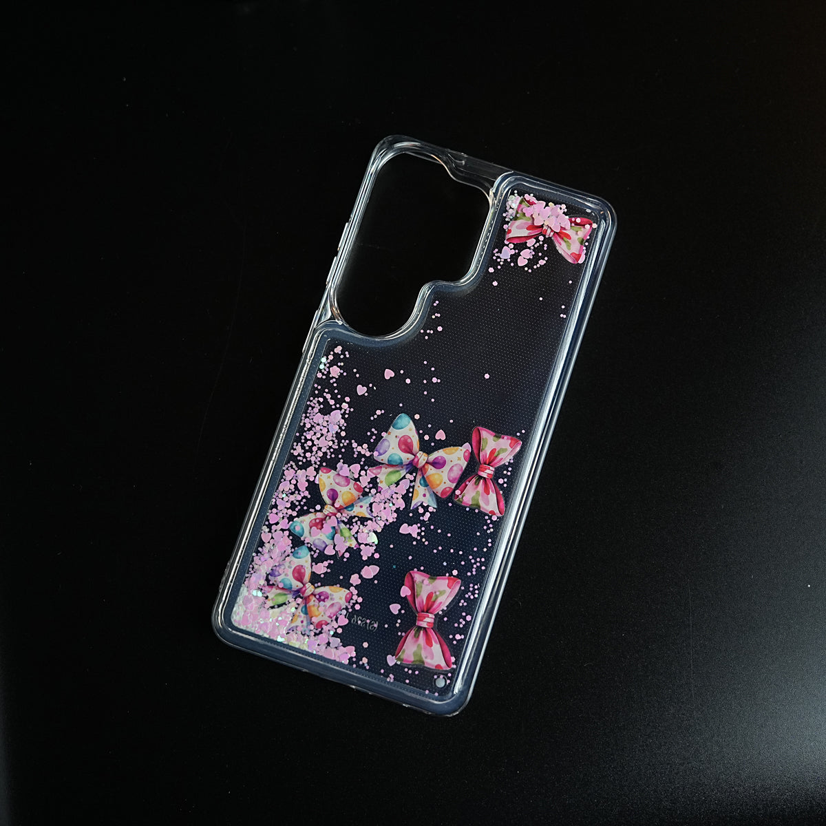 Clear Glitter Floating Charm Case for Galaxy S25 Ultra | Protective Cover