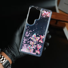 Clear Glitter Floating Charm Case for Galaxy S25 Ultra | Protective Cover