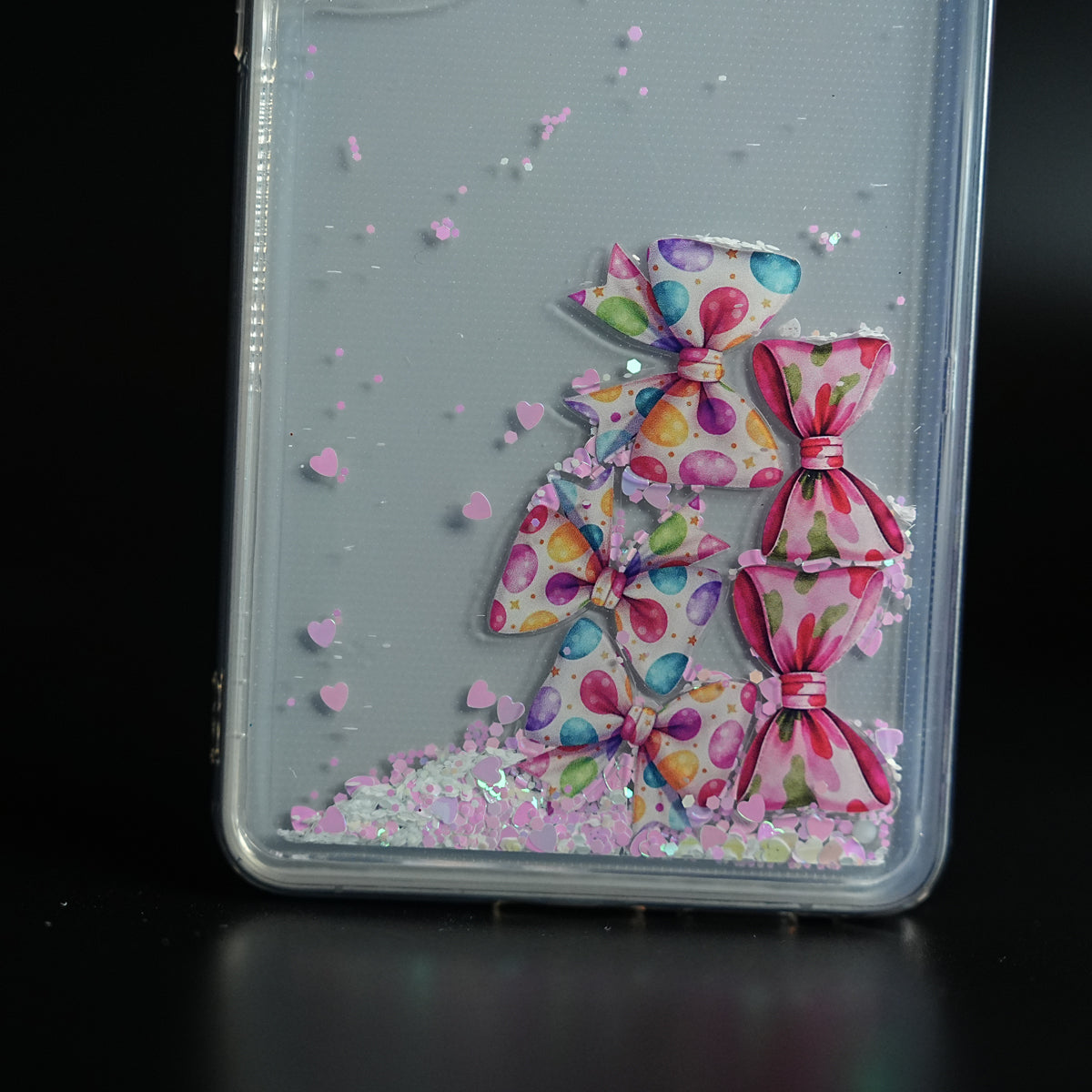 Clear Glitter Floating Charm Case for Galaxy S25 Ultra | Protective Cover