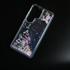 Clear Glitter Floating Charm Case for Galaxy S25 Ultra | Protective Cover