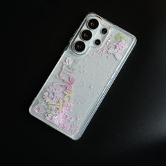 Clear Glitter Floating Charm Case for Galaxy S25 Ultra | Protective Cover