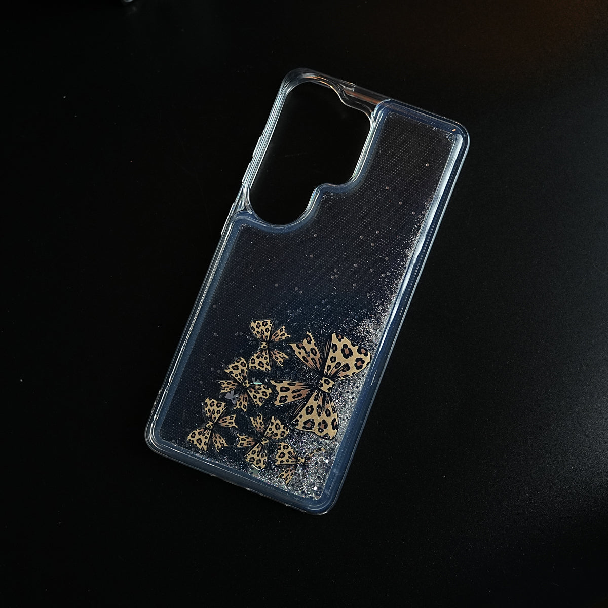Clear Glitter Floating Charm Case for Galaxy S25 Ultra | Protective Cover