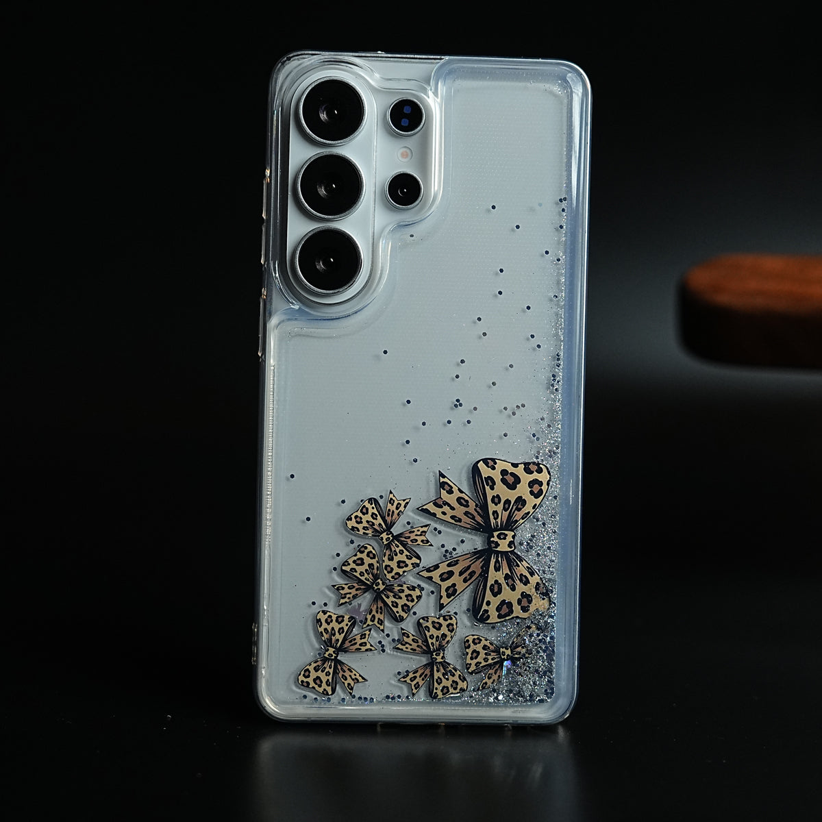 Clear Glitter Floating Charm Case for Galaxy S25 Ultra | Protective Cover