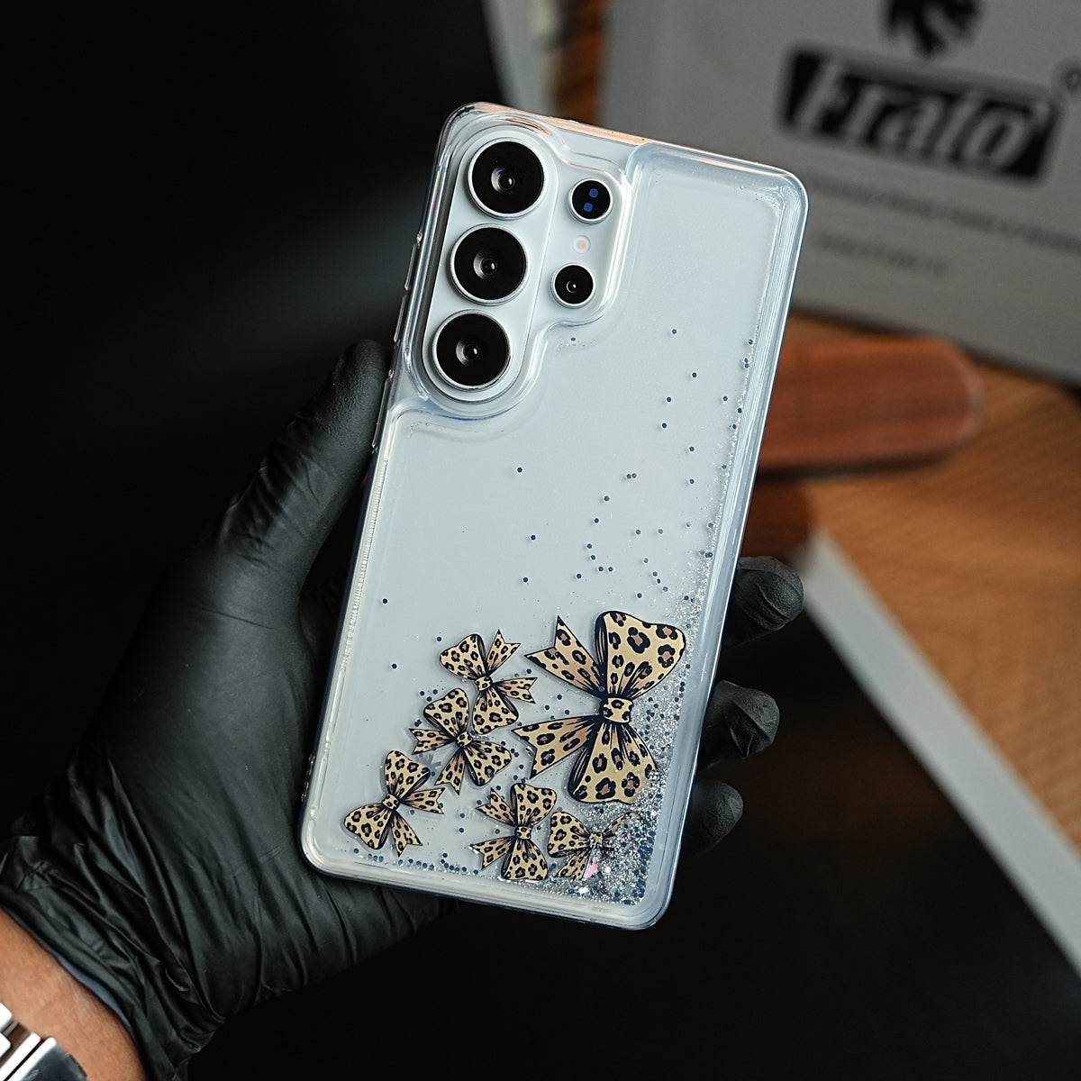 Clear Glitter Floating Charm Case for Galaxy S25 Ultra | Protective Cover
