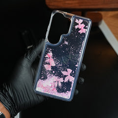 Clear Glitter Floating Charm Case for Galaxy S25 Ultra | Protective Cover