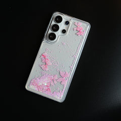 Clear Glitter Floating Charm Case for Galaxy S25 Ultra | Protective Cover