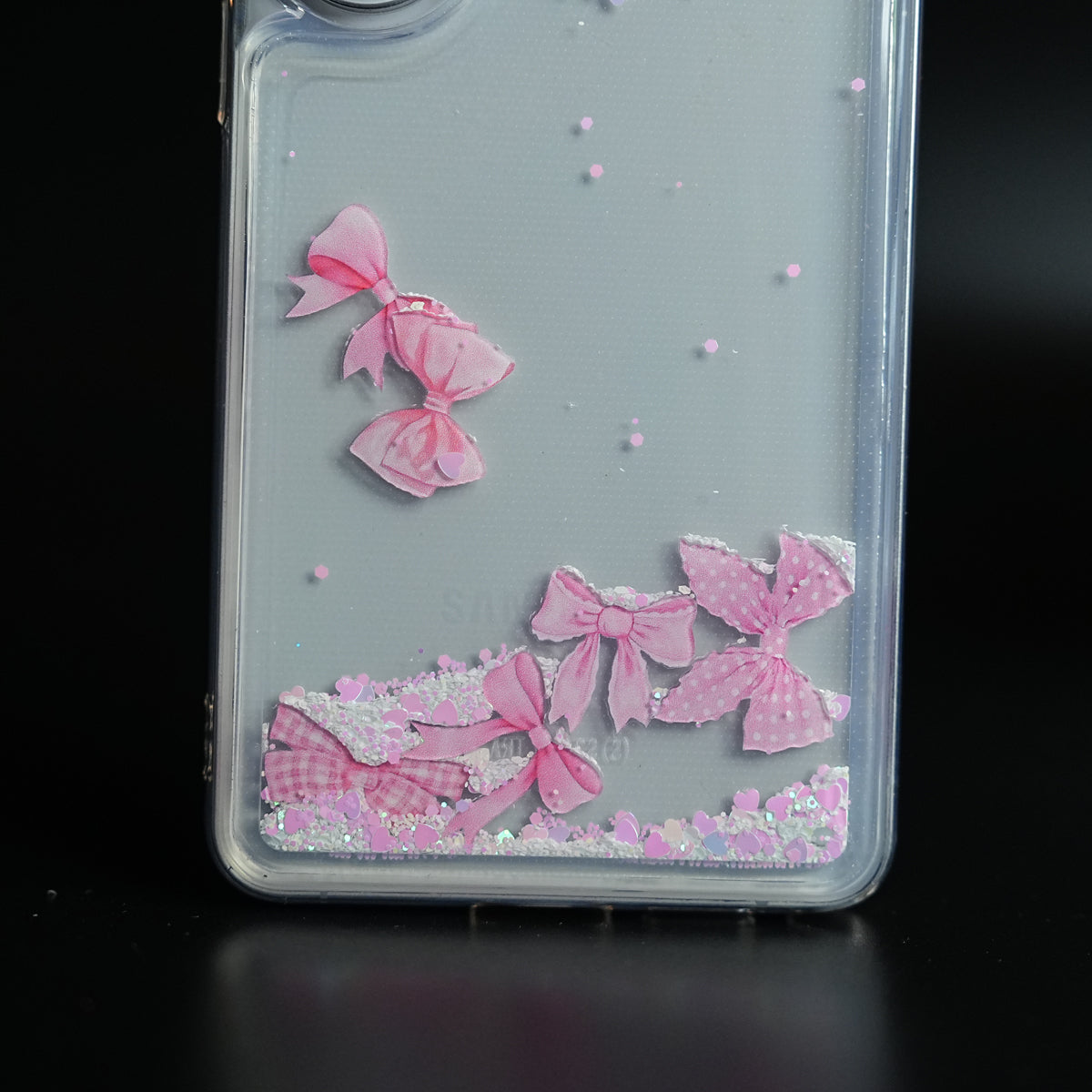 Clear Glitter Floating Charm Case for Galaxy S25 Ultra | Protective Cover