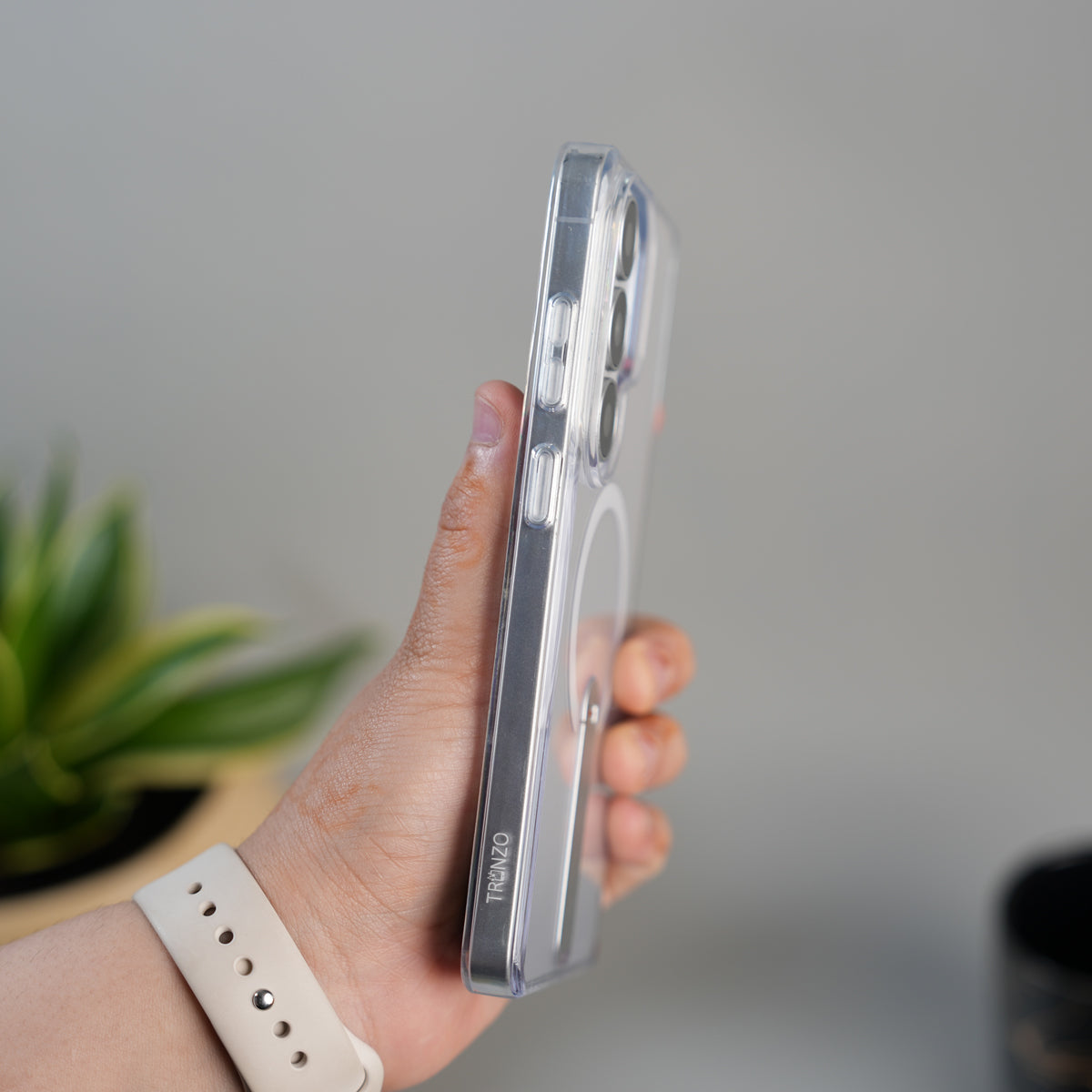 Galaxy S26 Ultra FlexStand Clear MagSafe Kickstand Case | Slim Foldable Stand Transparent Cover