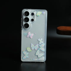 Clear Glitter Floating Charm Case for Galaxy S25 Ultra | Protective Cover