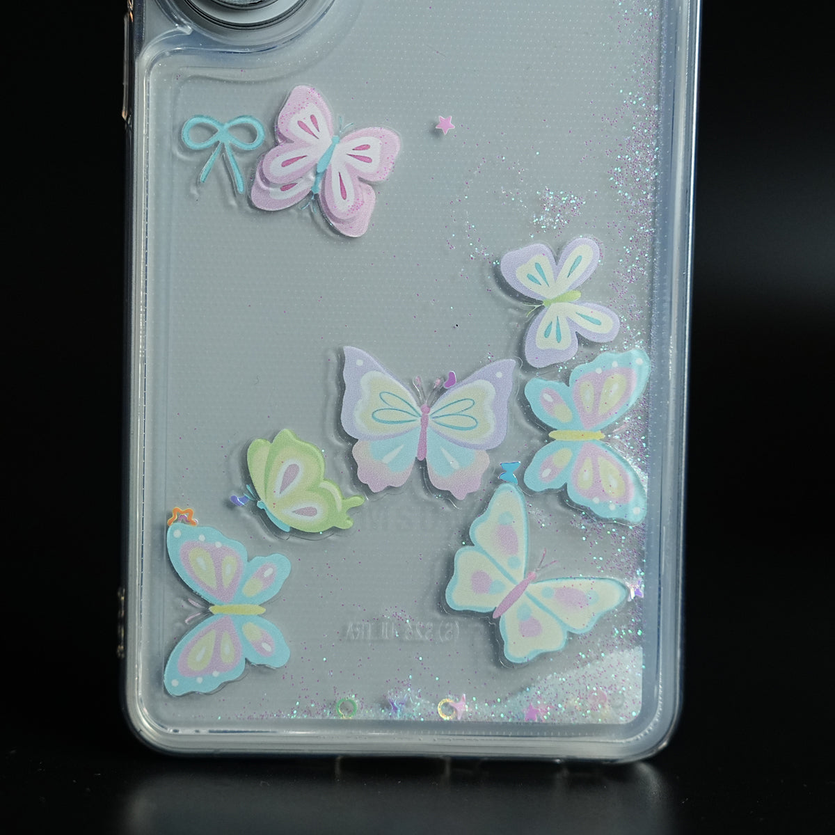 Clear Glitter Floating Charm Case for Galaxy S25 Ultra | Protective Cover
