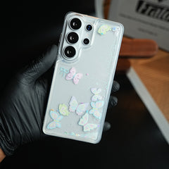 Clear Glitter Floating Charm Case for Galaxy S25 Ultra | Protective Cover
