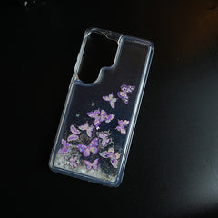 Clear Glitter Floating Charm Case for Galaxy S25 Ultra | Protective Cover