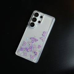 Clear Glitter Floating Charm Case for Galaxy S25 Ultra | Protective Cover