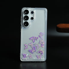 Clear Glitter Floating Charm Case for Galaxy S25 Ultra | Protective Cover