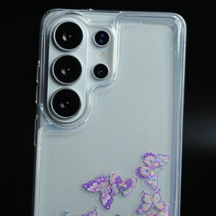 Clear Glitter Floating Charm Case for Galaxy S25 Ultra | Protective Cover