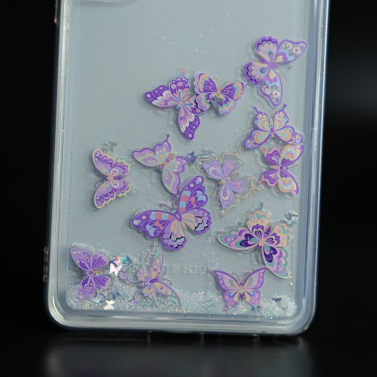 Clear Glitter Floating Charm Case for Galaxy S25 Ultra | Protective Cover