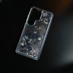 Clear Glitter Floating Charm Case for Galaxy S25 Ultra | Protective Cover