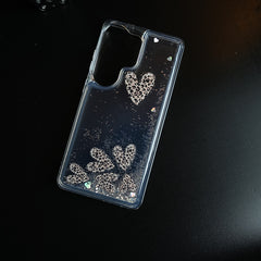Clear Glitter Floating Charm Case for Galaxy S25 Ultra | Protective Cover