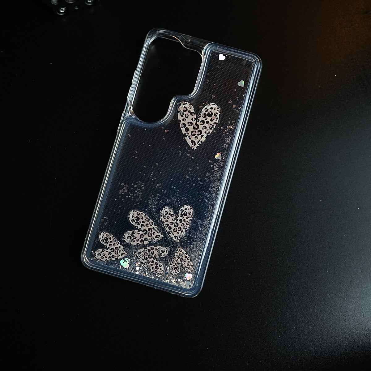 Clear Glitter Floating Charm Case for Galaxy S25 Ultra | Protective Cover