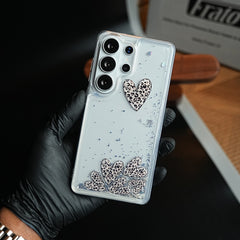Clear Glitter Floating Charm Case for Galaxy S25 Ultra | Protective Cover