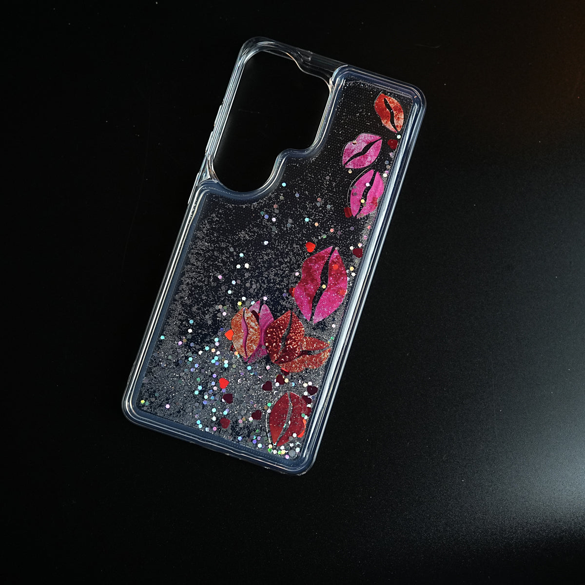 Clear Glitter Floating Charm Case for Galaxy S25 Ultra | Protective Cover