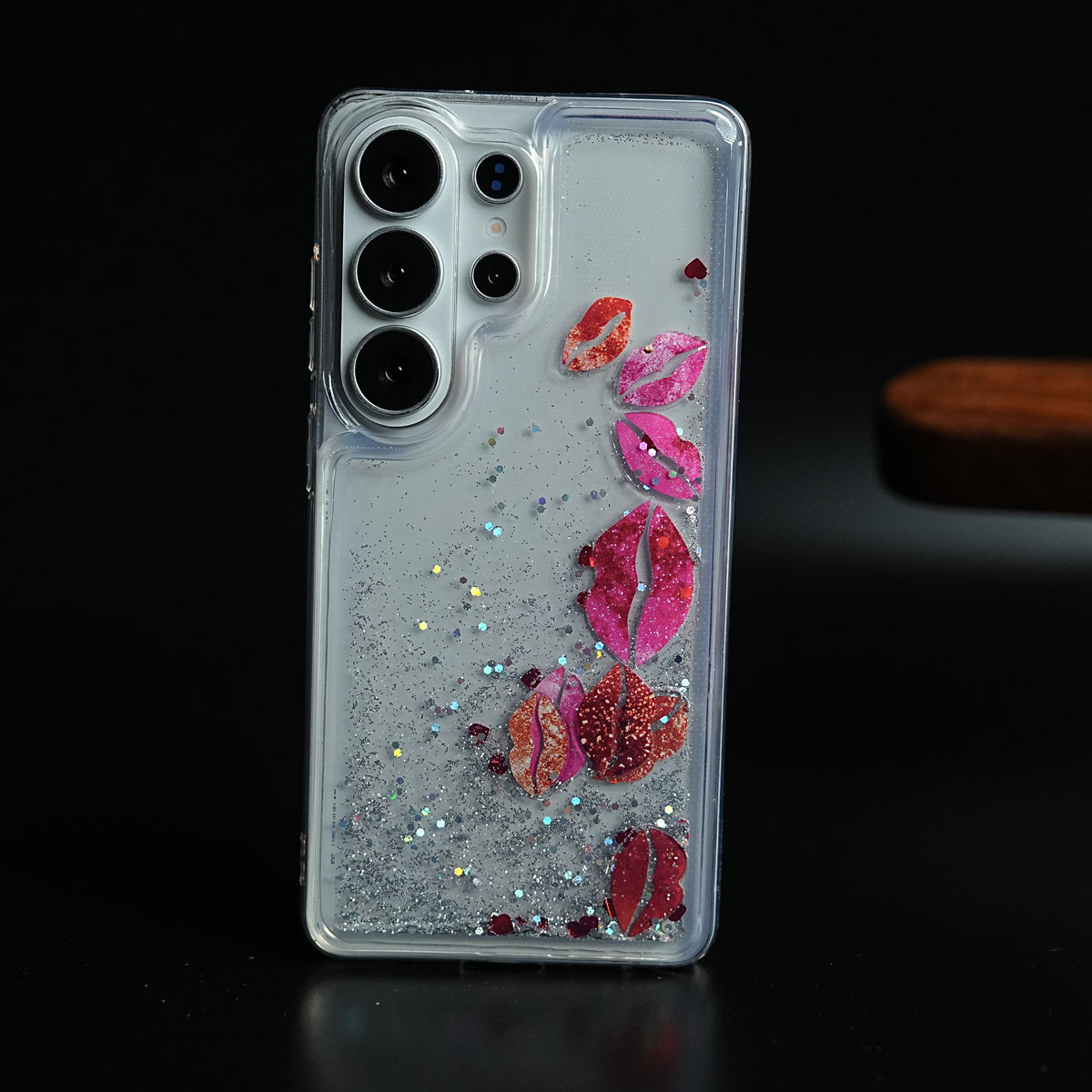 Clear Glitter Floating Charm Case for Galaxy S25 Ultra | Protective Cover