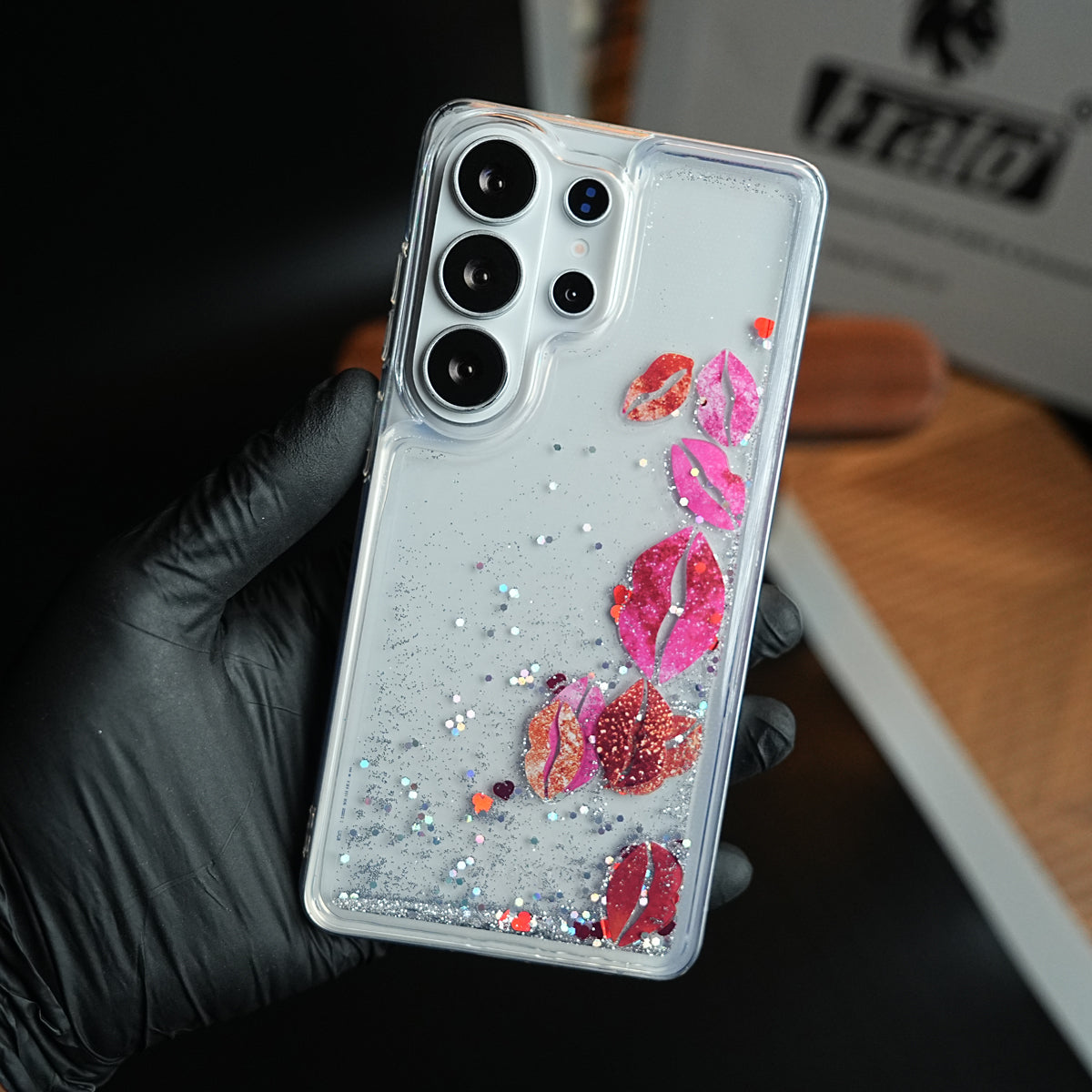 Clear Glitter Floating Charm Case for Galaxy S25 Ultra | Protective Cover