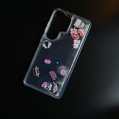 Clear Glitter Floating Charm Case for Galaxy S25 Ultra | Protective Cover