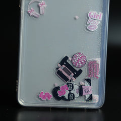 Clear Glitter Floating Charm Case for Galaxy S25 Ultra | Protective Cover