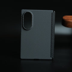 Woven Fiber Texture Hinge Protection Case For Samsung Galaxy Z Fold 8 (Black)