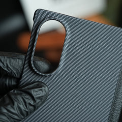 Woven Fiber Texture Hinge Protection Case For Samsung Galaxy Z Fold 8 (Black)