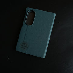 Smart View Leather Texture Flip Stand Case For Samsung Galaxy Z Fold 8 (Green)