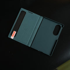 Smart View Leather Texture Flip Stand Case For Samsung Galaxy Z Fold 8