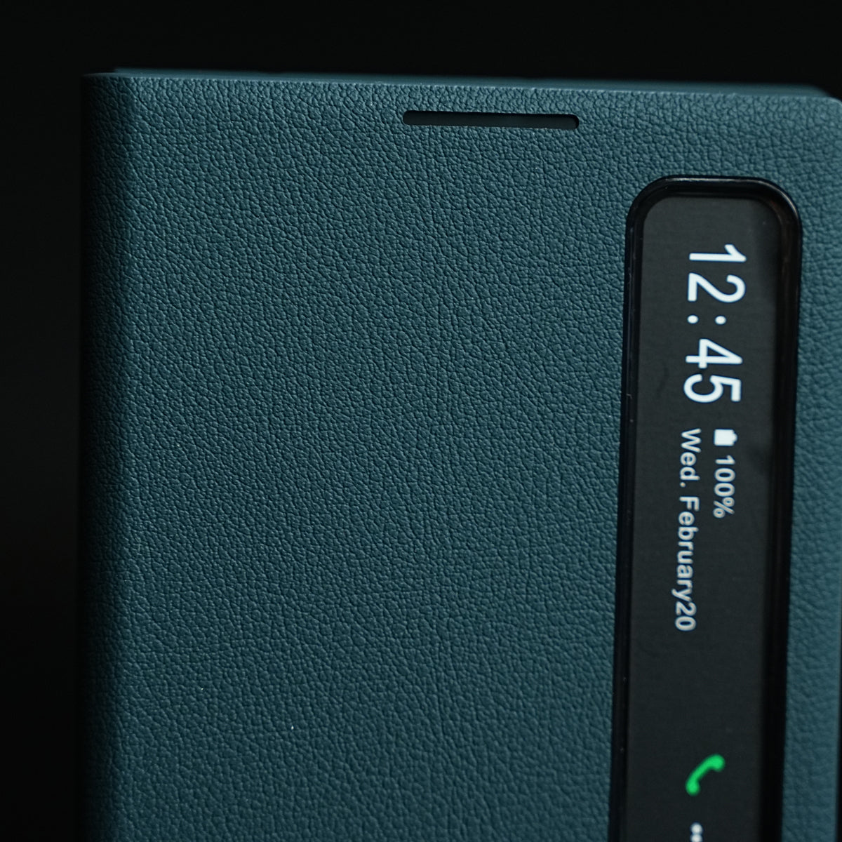 Smart View Leather Texture Flip Stand Case For Samsung Galaxy Z Fold 8