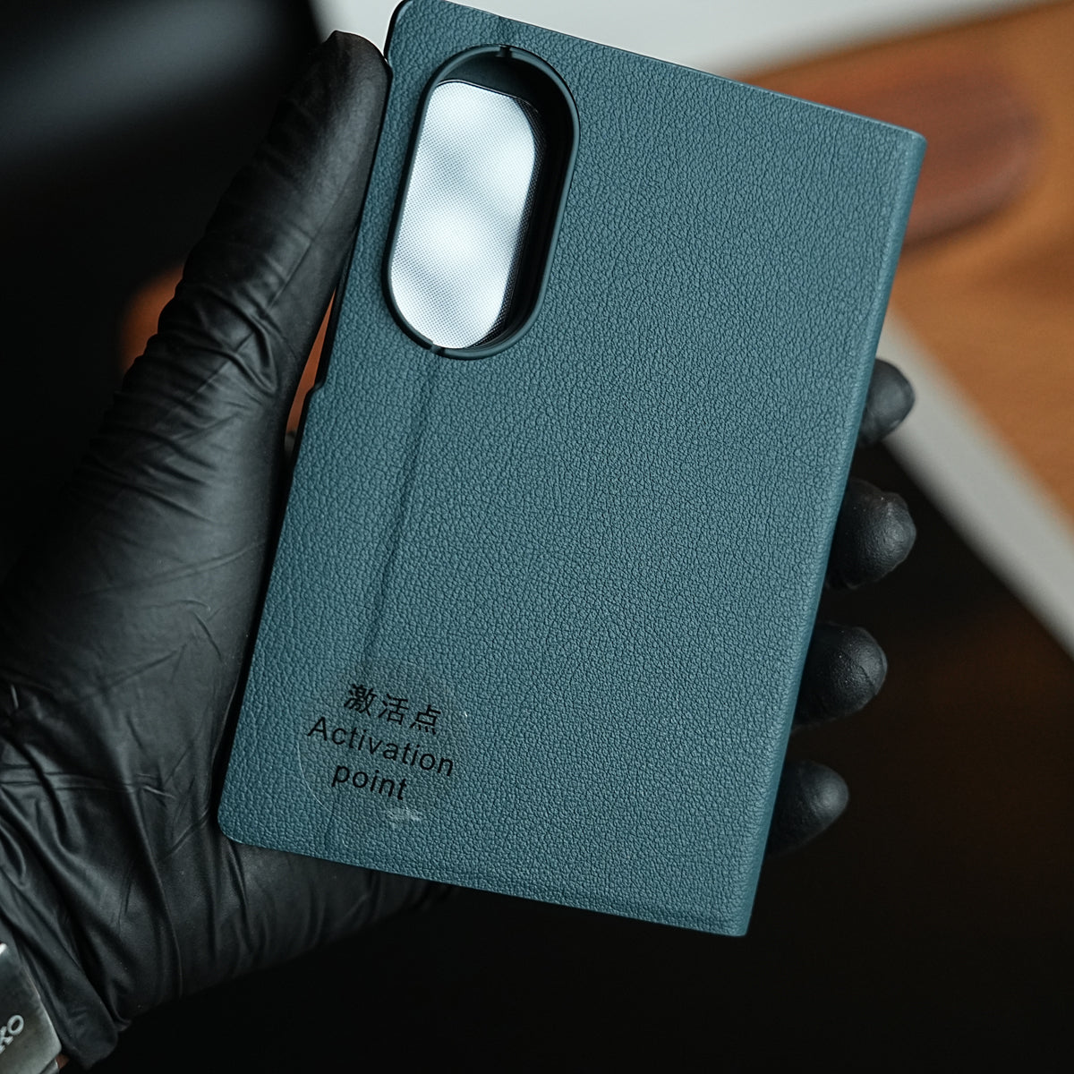 Smart View Leather Texture Flip Stand Case For Samsung Galaxy Z Fold 8