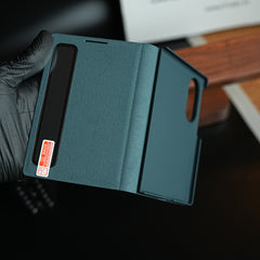Smart View Leather Texture Flip Stand Case For Samsung Galaxy Z Fold 8